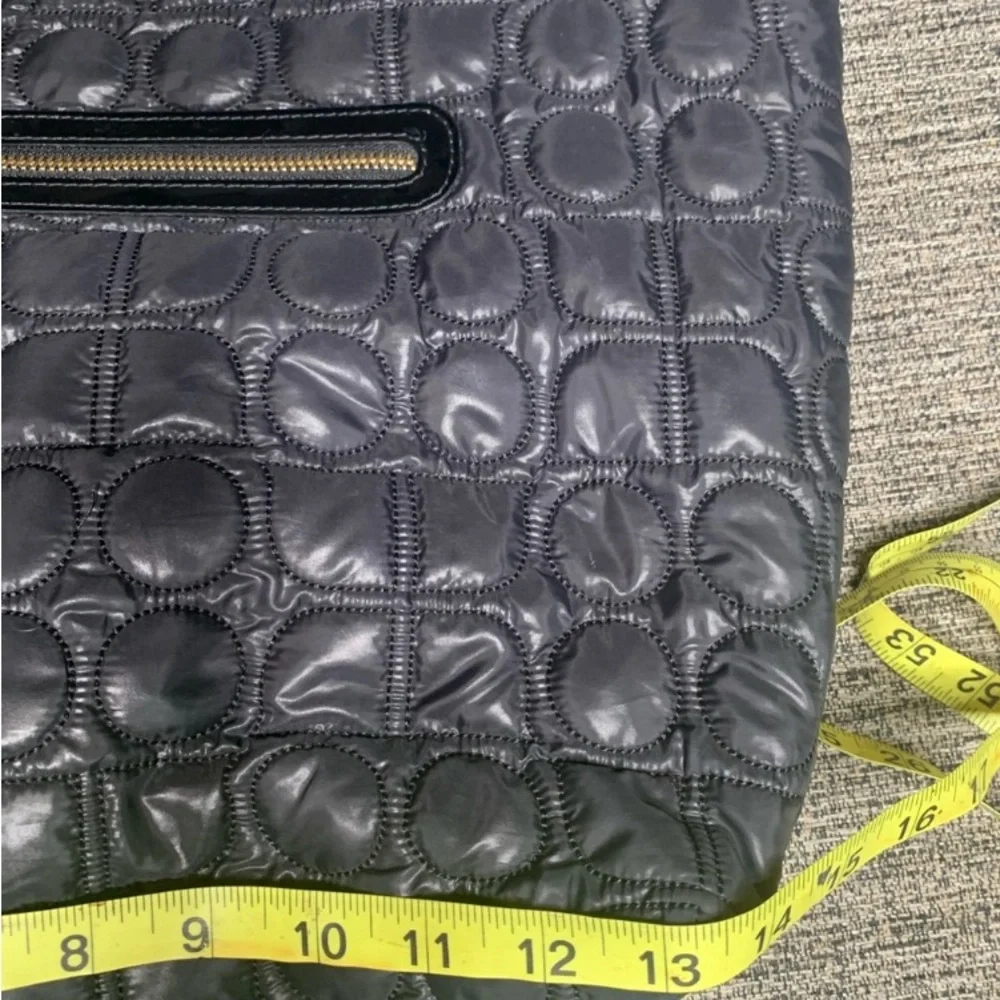 kate spade ♠️‎ black large pillow Quilted Nylon Tote Purse